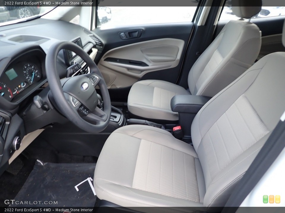 Medium Stone Interior Front Seat for the 2022 Ford EcoSport S 4WD #145392103