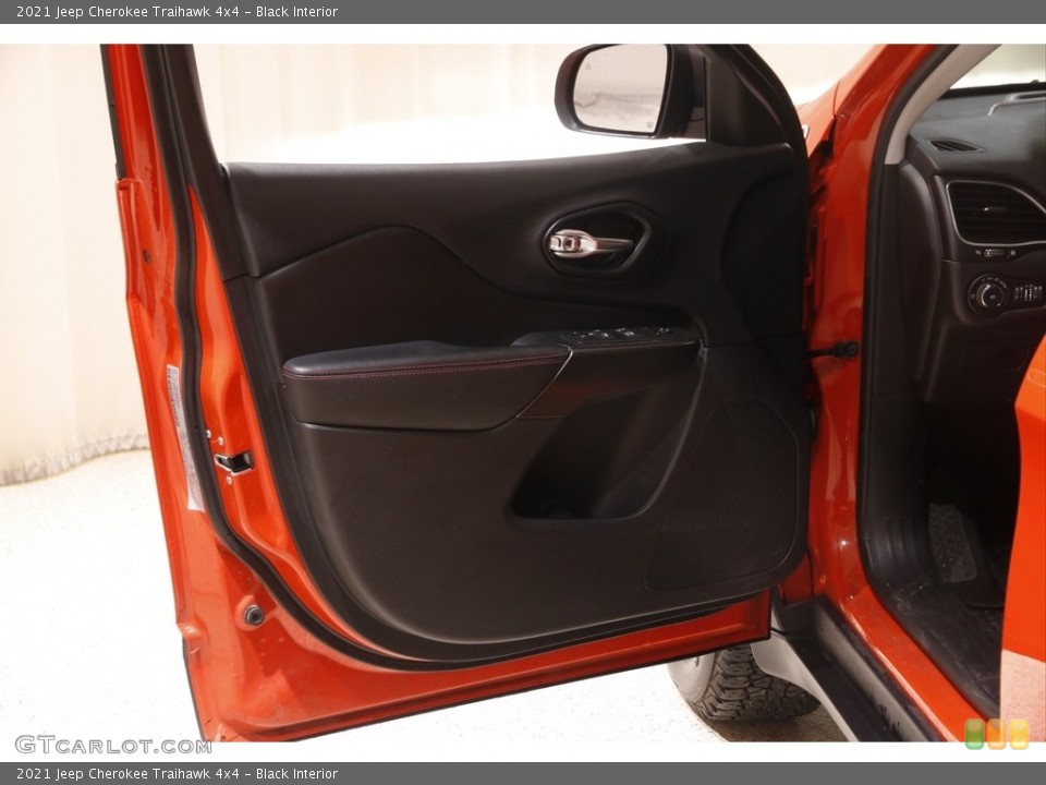 Black Interior Door Panel for the 2021 Jeep Cherokee Traihawk 4x4 #145392475
