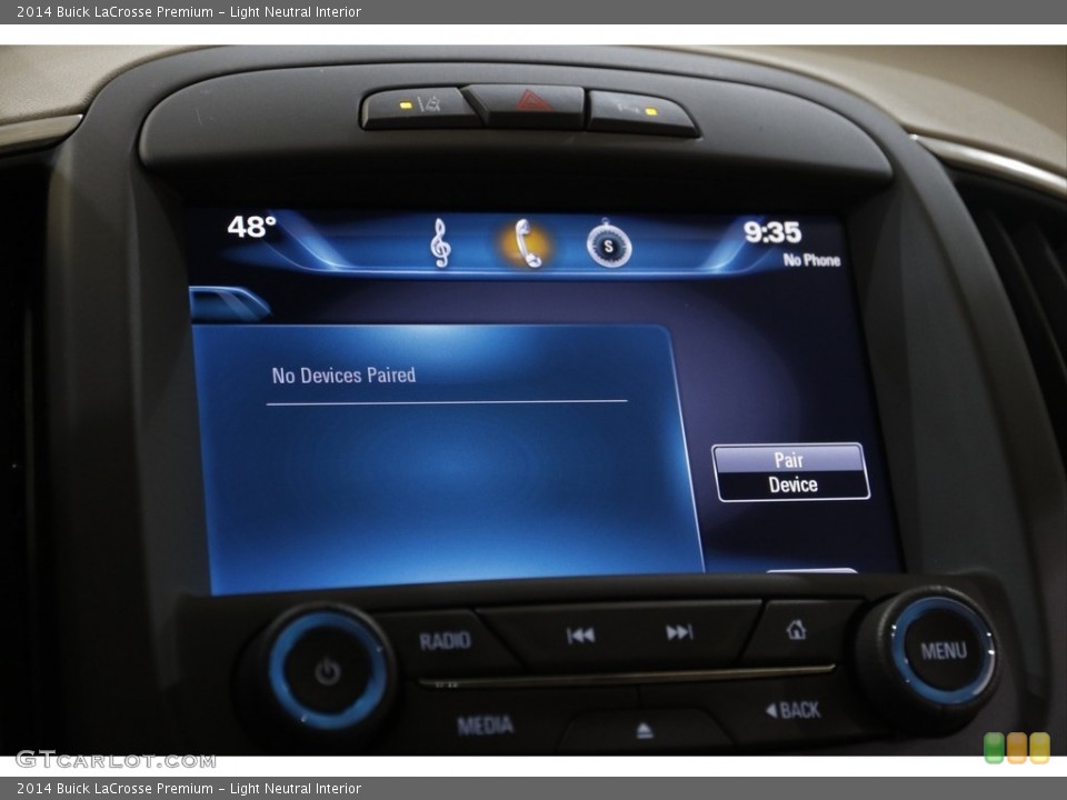 Light Neutral Interior Controls for the 2014 Buick LaCrosse Premium #145392505