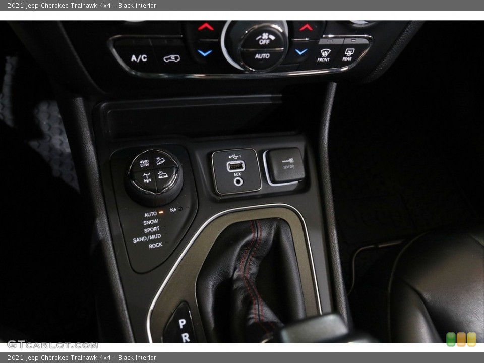 Black Interior Controls for the 2021 Jeep Cherokee Traihawk 4x4 #145392670