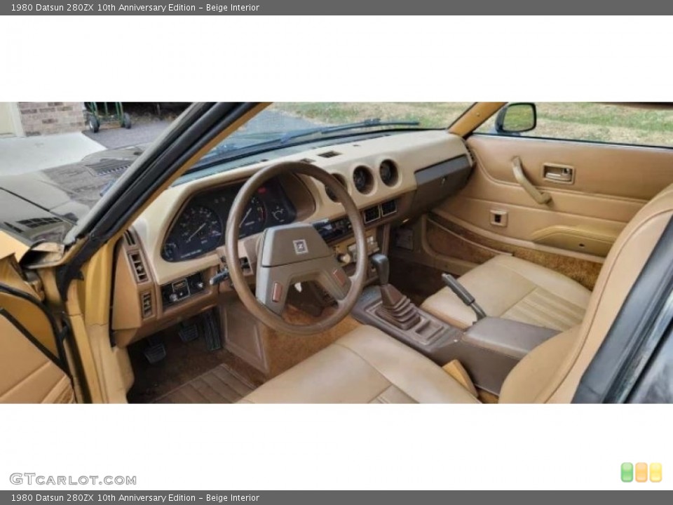 Beige Interior Photo for the 1980 Datsun 280ZX 10th Anniversary Edition #145392736