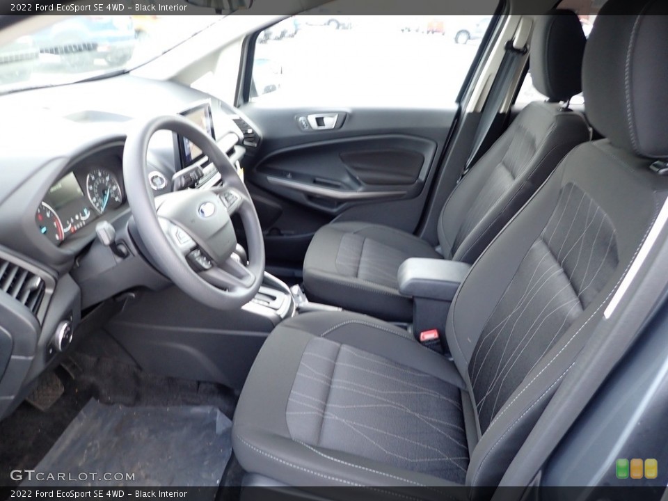 Black Interior Photo for the 2022 Ford EcoSport SE 4WD #145392847
