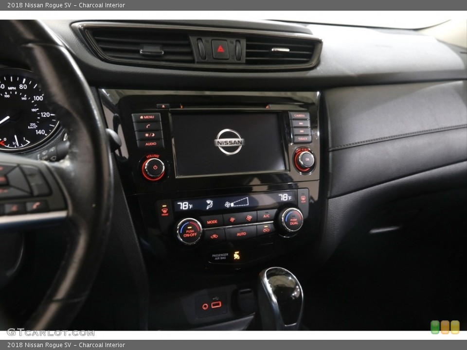 Charcoal Interior Controls for the 2018 Nissan Rogue SV #145392916