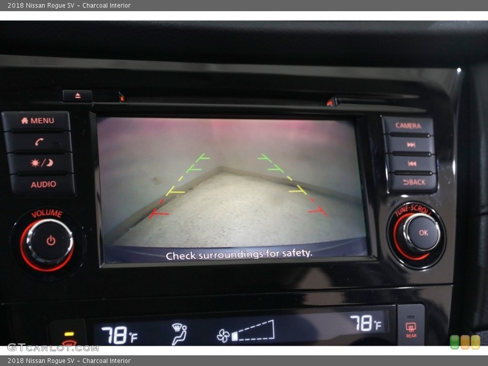 Charcoal Interior Controls for the 2018 Nissan Rogue SV #145392949