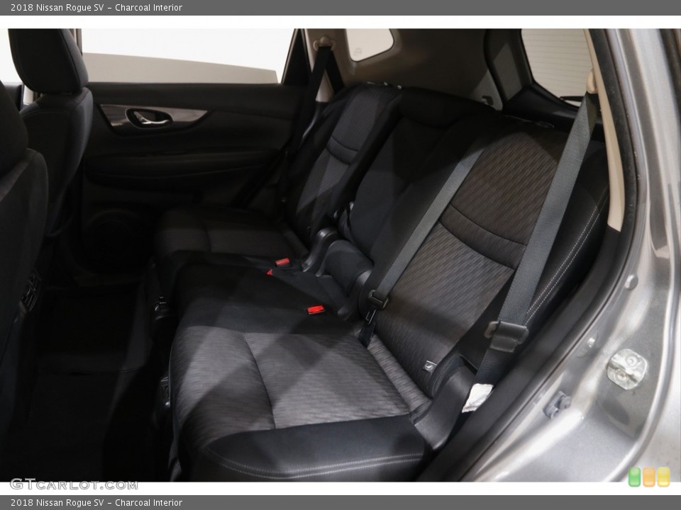 Charcoal Interior Rear Seat for the 2018 Nissan Rogue SV #145393036