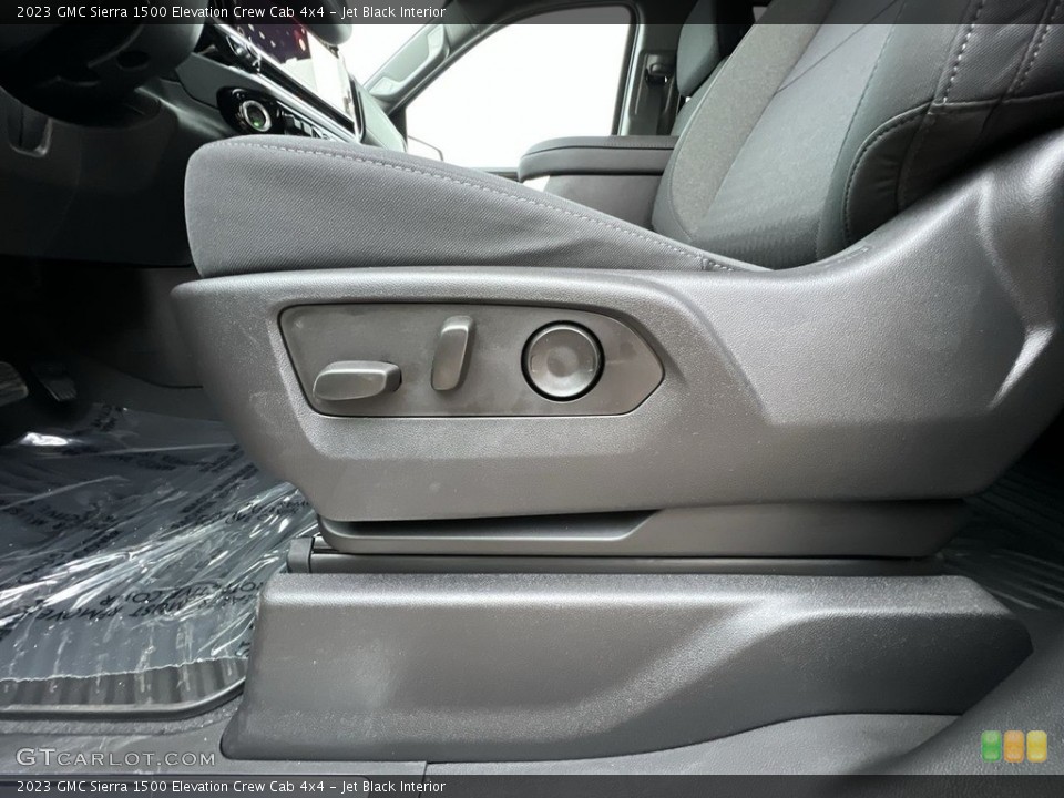 Jet Black Interior Front Seat for the 2023 GMC Sierra 1500 Elevation Crew Cab 4x4 #145393231