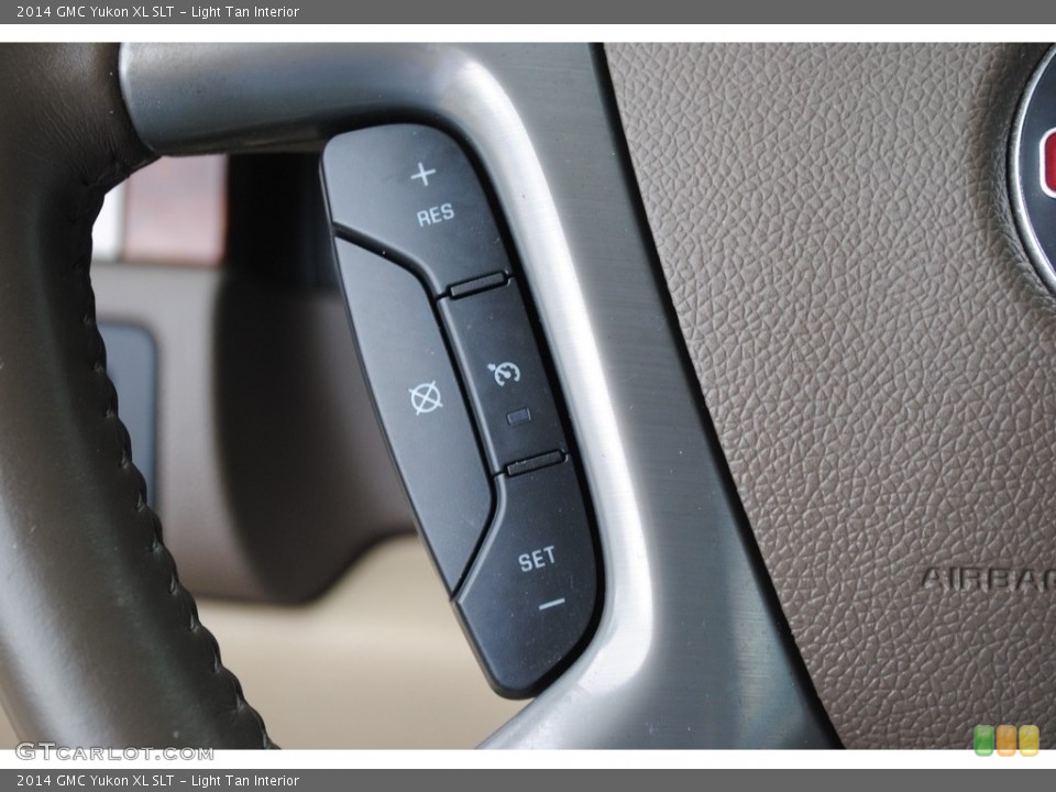 Light Tan Interior Steering Wheel for the 2014 GMC Yukon XL SLT #145393483
