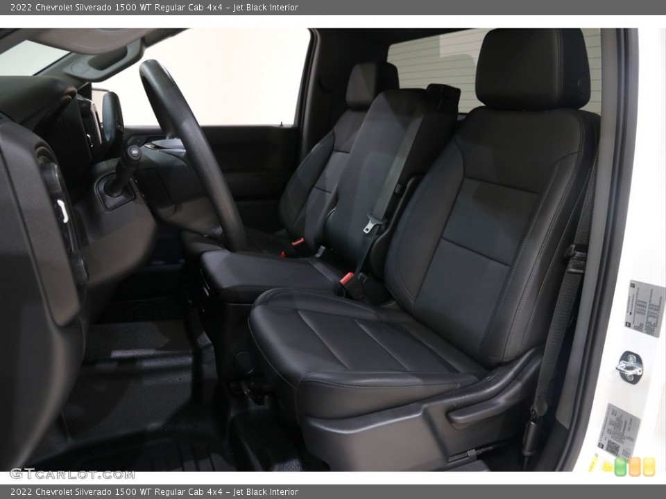 Jet Black Interior Front Seat for the 2022 Chevrolet Silverado 1500 WT Regular Cab 4x4 #145394653