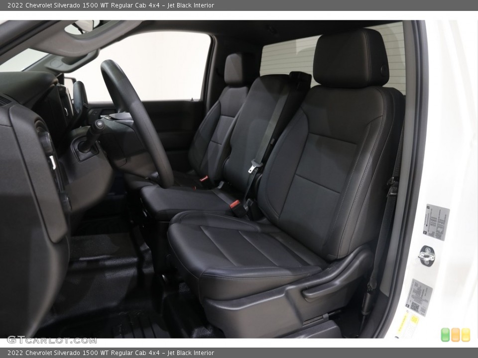 Jet Black Interior Front Seat for the 2022 Chevrolet Silverado 1500 WT Regular Cab 4x4 #145394713