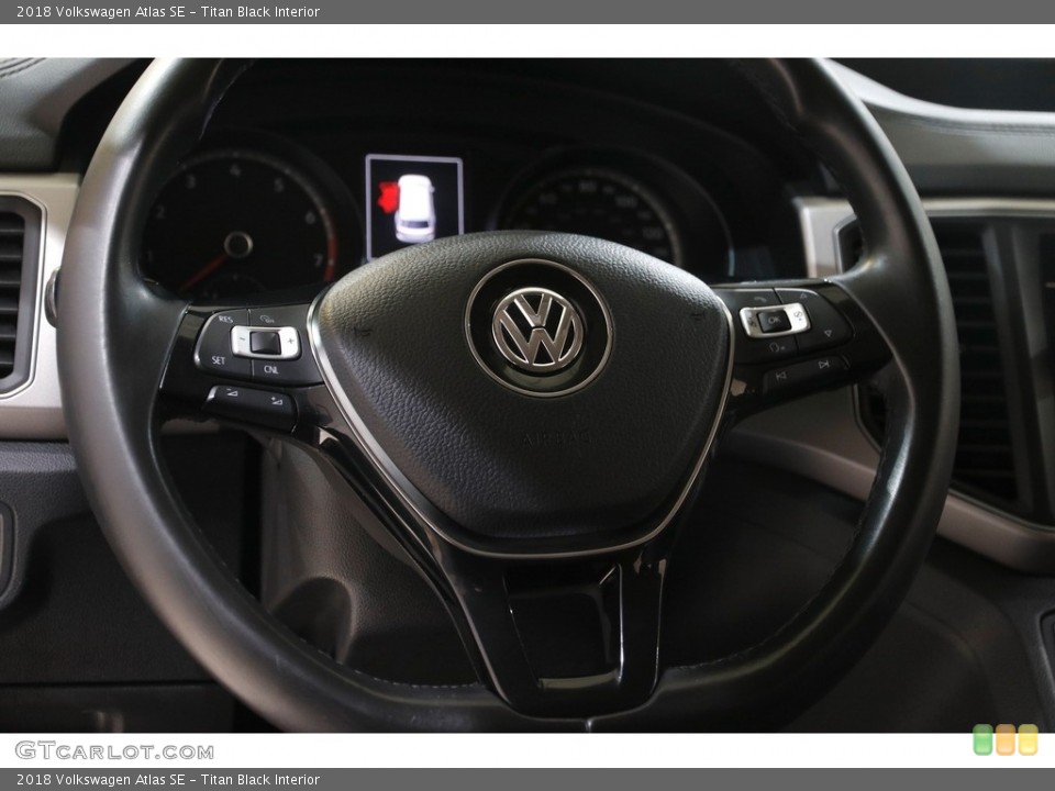 Titan Black Interior Steering Wheel for the 2018 Volkswagen Atlas SE #145395528