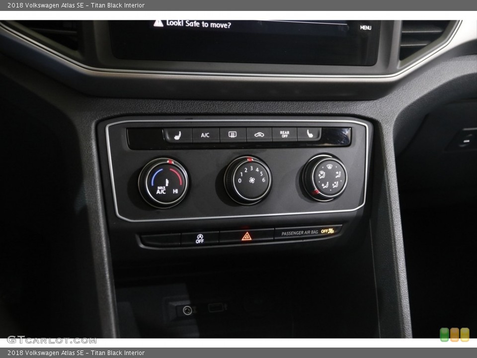 Titan Black Interior Controls for the 2018 Volkswagen Atlas SE #145395642