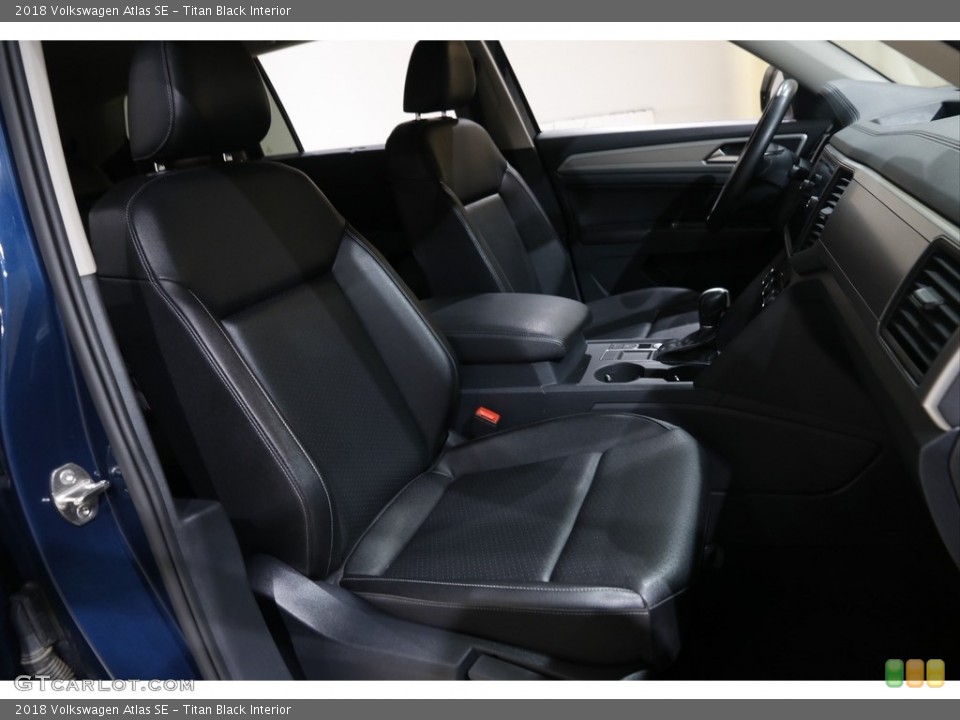 Titan Black Interior Front Seat for the 2018 Volkswagen Atlas SE #145395684