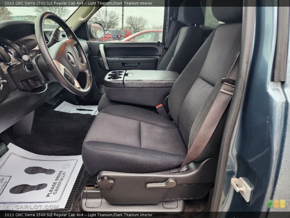 Light Titanium/Dark Titanium Interior Front Seat for the 2013 GMC Sierra 1500 SLE Regular Cab 4x4 #145395864