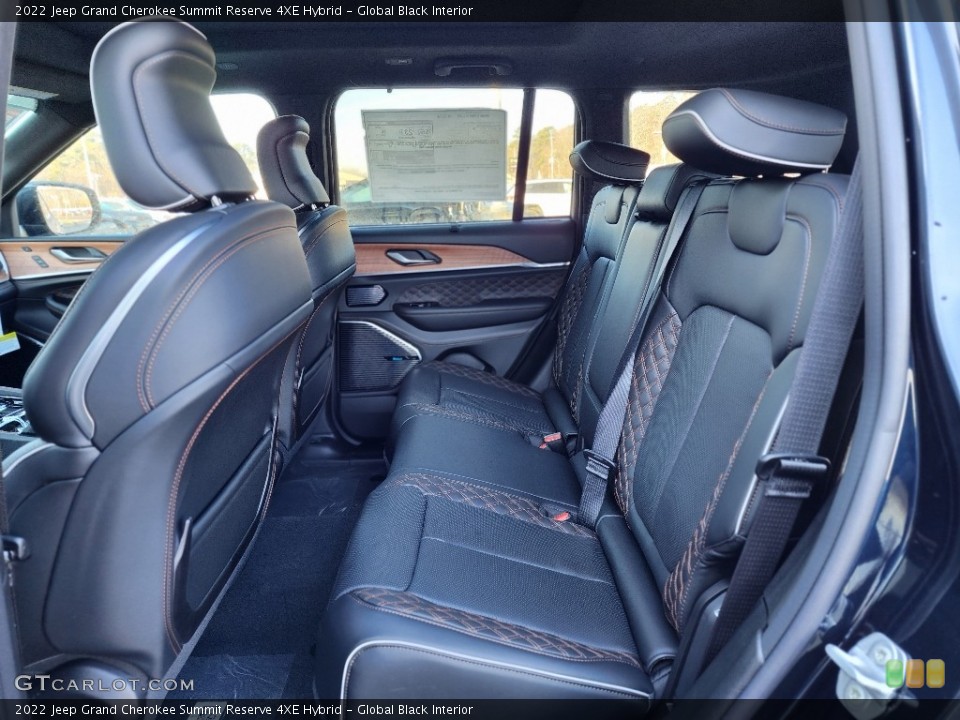 Global Black Interior Rear Seat for the 2022 Jeep Grand Cherokee Summit Reserve 4XE Hybrid #145395981