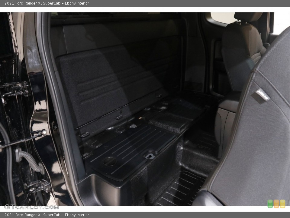 Ebony Interior Rear Seat for the 2021 Ford Ranger XL SuperCab #145396167