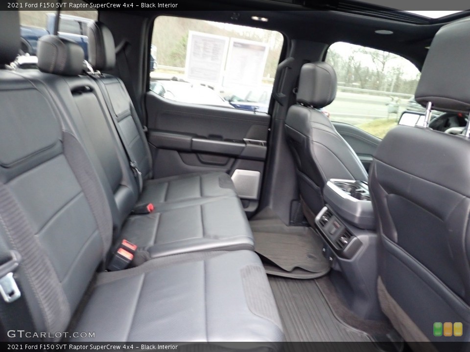 Black Interior Rear Seat for the 2021 Ford F150 SVT Raptor SuperCrew 4x4 #145398241