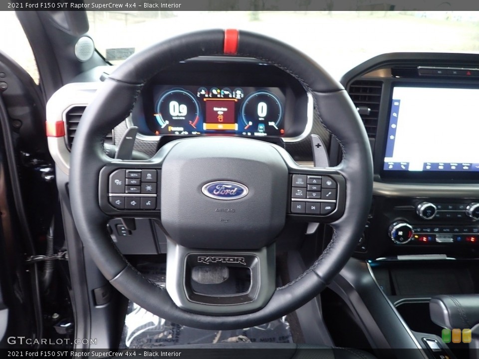 Black Interior Steering Wheel for the 2021 Ford F150 SVT Raptor SuperCrew 4x4 #145398577