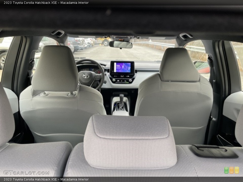 Macadamia Interior Rear Seat for the 2023 Toyota Corolla Hatchback XSE #145399438