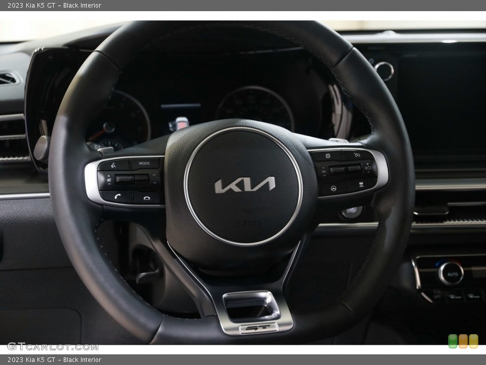 Black Interior Steering Wheel for the 2023 Kia K5 GT #145399957