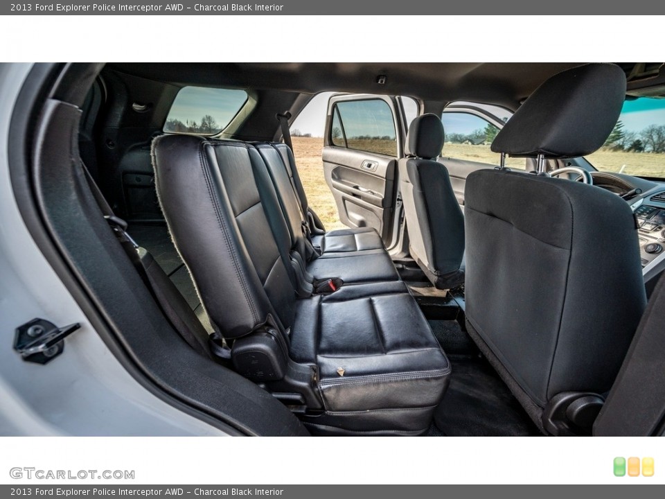 Charcoal Black Interior Rear Seat for the 2013 Ford Explorer Police Interceptor AWD #145400011