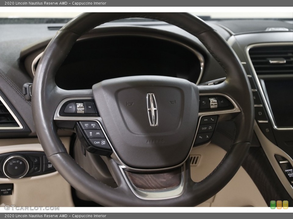 Cappuccino Interior Steering Wheel for the 2020 Lincoln Nautilus Reserve AWD #145401052