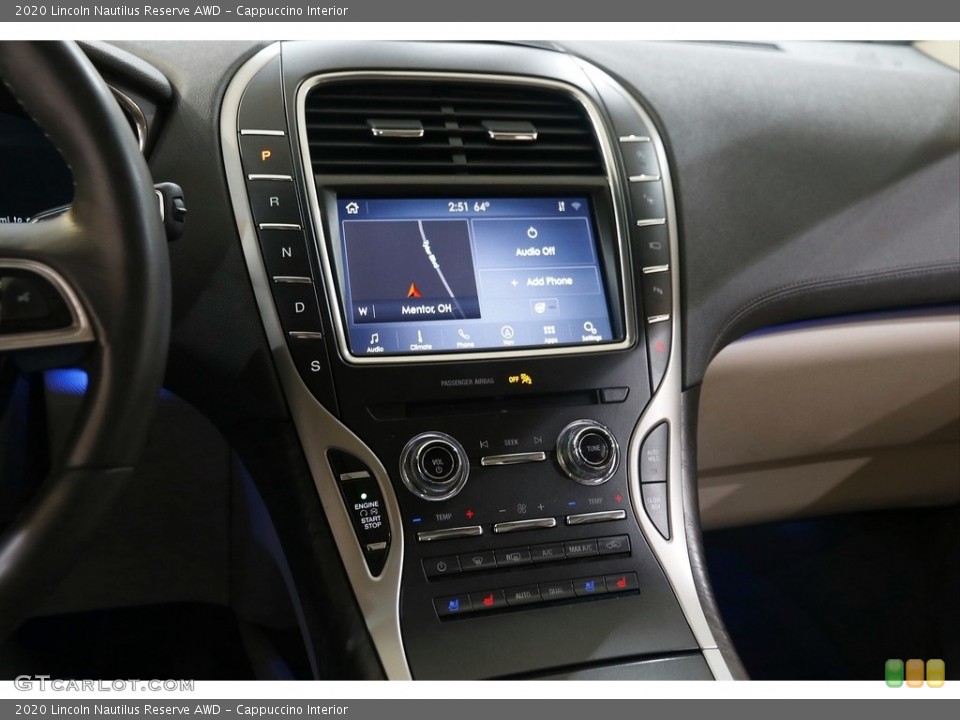 Cappuccino Interior Controls for the 2020 Lincoln Nautilus Reserve AWD #145401073