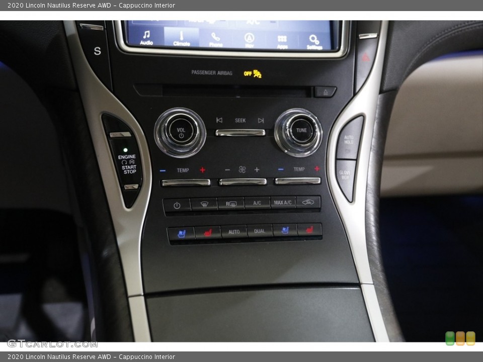 Cappuccino Interior Controls for the 2020 Lincoln Nautilus Reserve AWD #145401139