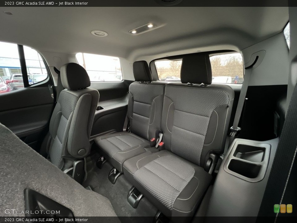 Jet Black Interior Rear Seat for the 2023 GMC Acadia SLE AWD #145401481