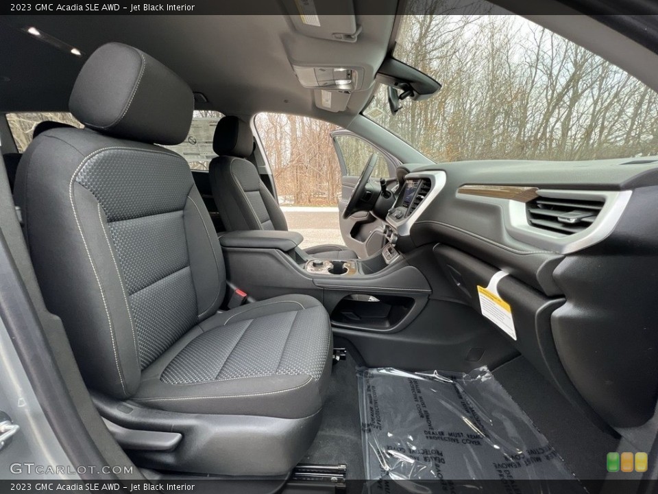 Jet Black Interior Front Seat for the 2023 GMC Acadia SLE AWD #145401508
