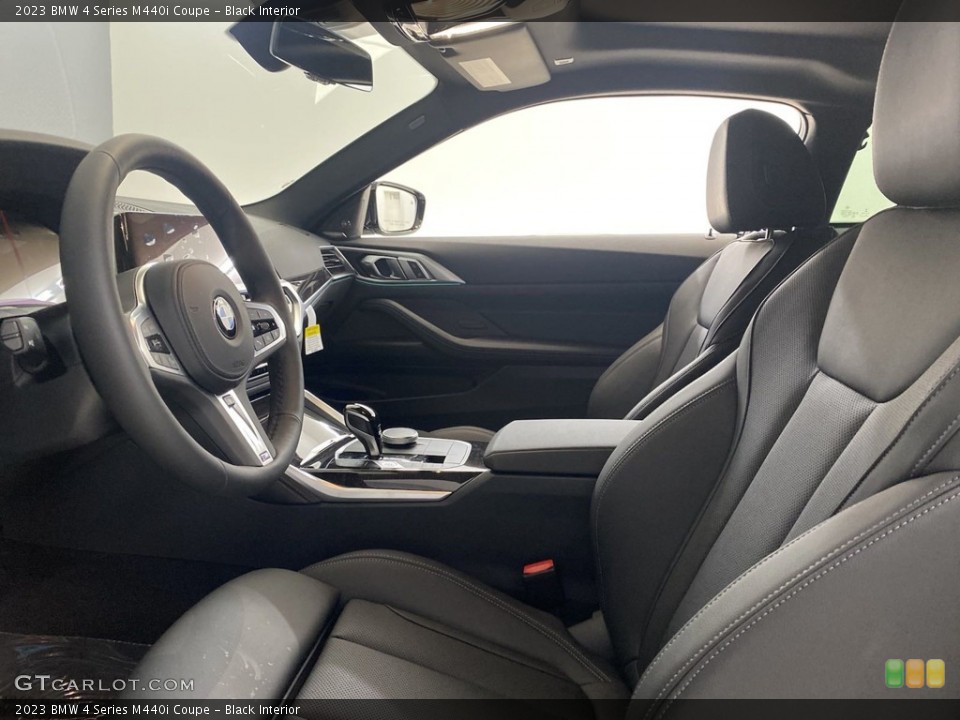 Black Interior Front Seat for the 2023 BMW 4 Series M440i Coupe #145403307
