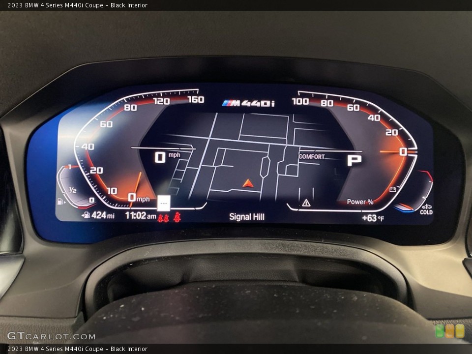 Black Interior Gauges for the 2023 BMW 4 Series M440i Coupe #145403399