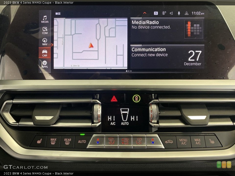 Black Interior Navigation for the 2023 BMW 4 Series M440i Coupe #145403433