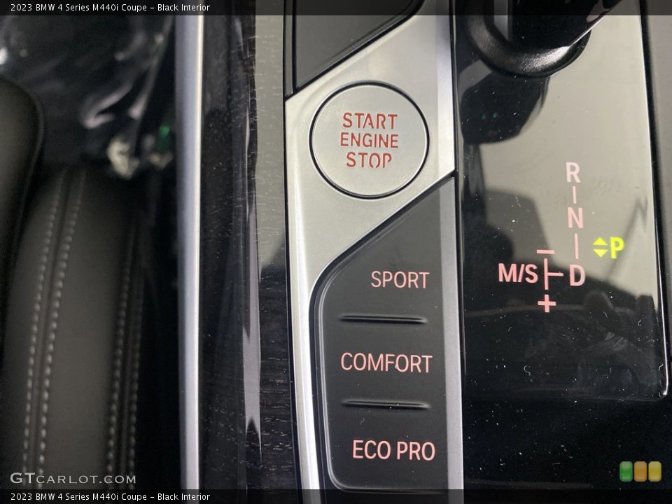Black Interior Controls for the 2023 BMW 4 Series M440i Coupe #145403544