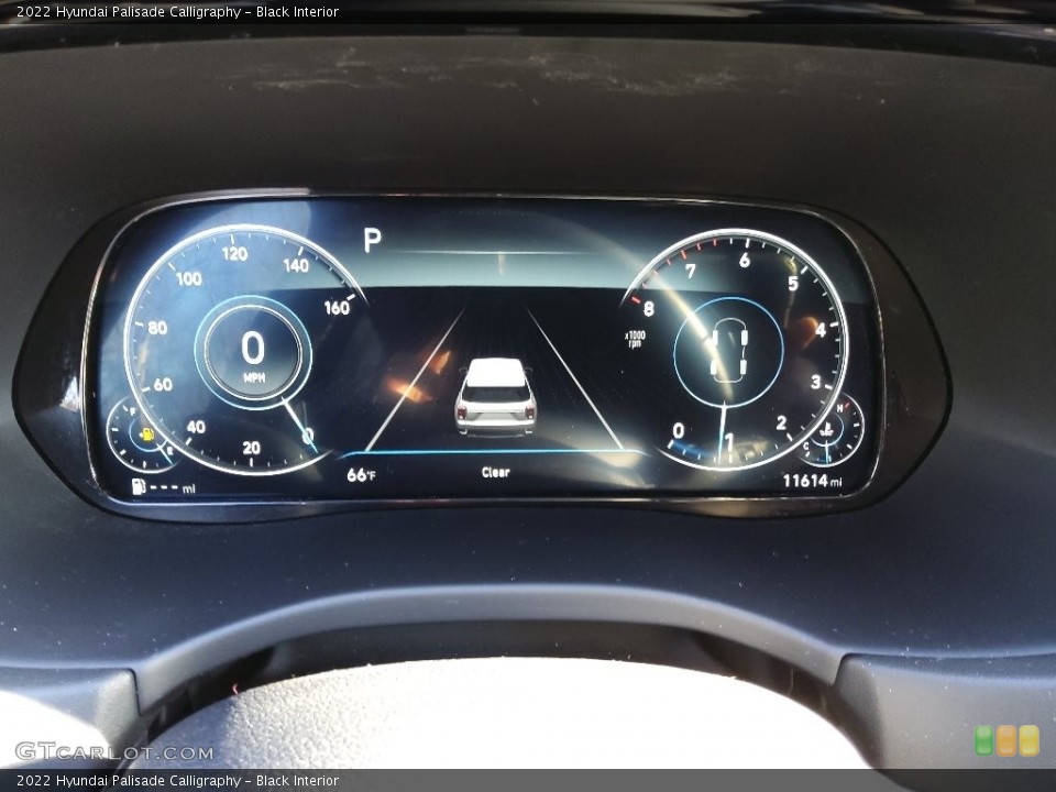 Black Interior Gauges for the 2022 Hyundai Palisade Calligraphy #145403571