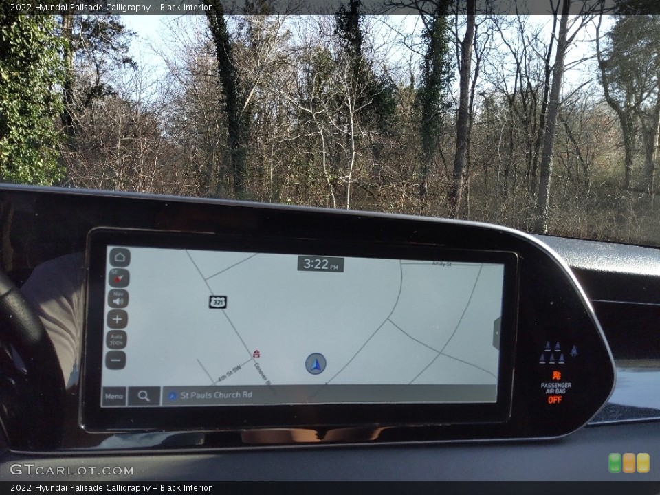 Black Interior Navigation for the 2022 Hyundai Palisade Calligraphy #145403658