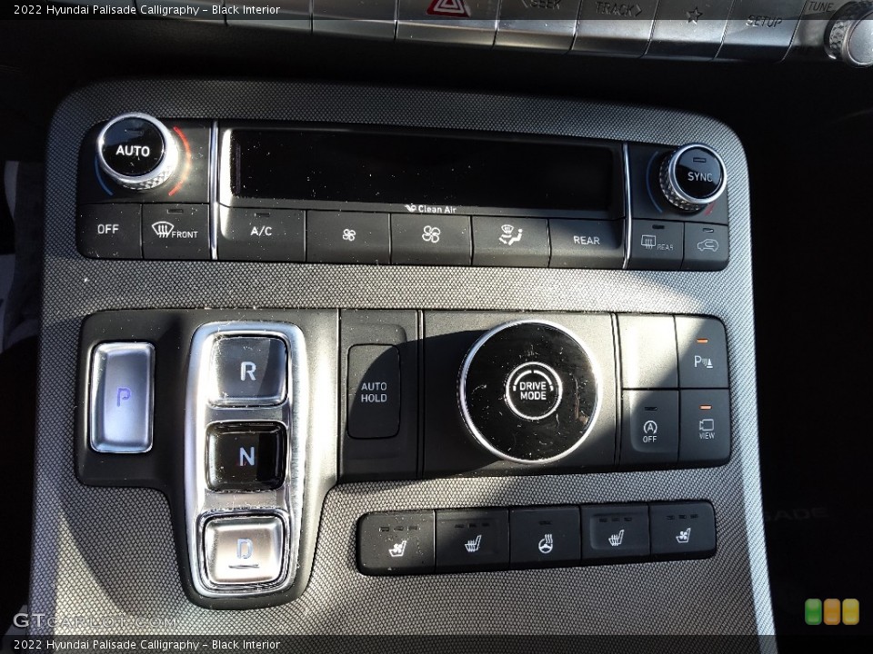 Black Interior Controls for the 2022 Hyundai Palisade Calligraphy #145403799