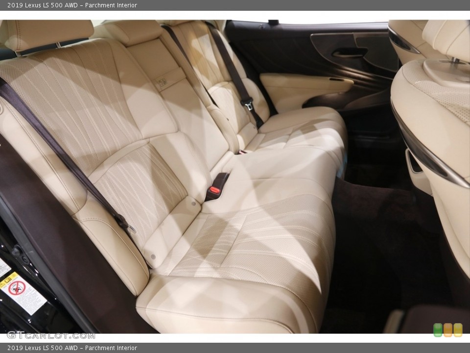 Parchment Interior Rear Seat for the 2019 Lexus LS 500 AWD #145404186