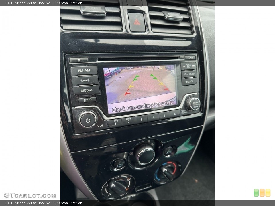 Charcoal Interior Controls for the 2018 Nissan Versa Note SV #145406299