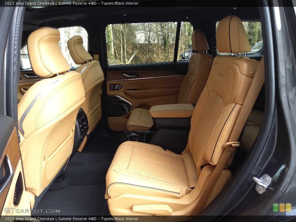 Tupelo/Black Interior Rear Seat for the 2023 Jeep Grand Cherokee L Summit Reserve 4WD #145406514