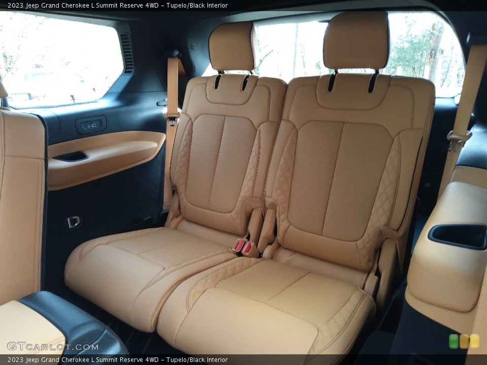 Tupelo/Black Interior Rear Seat for the 2023 Jeep Grand Cherokee L Summit Reserve 4WD #145406562