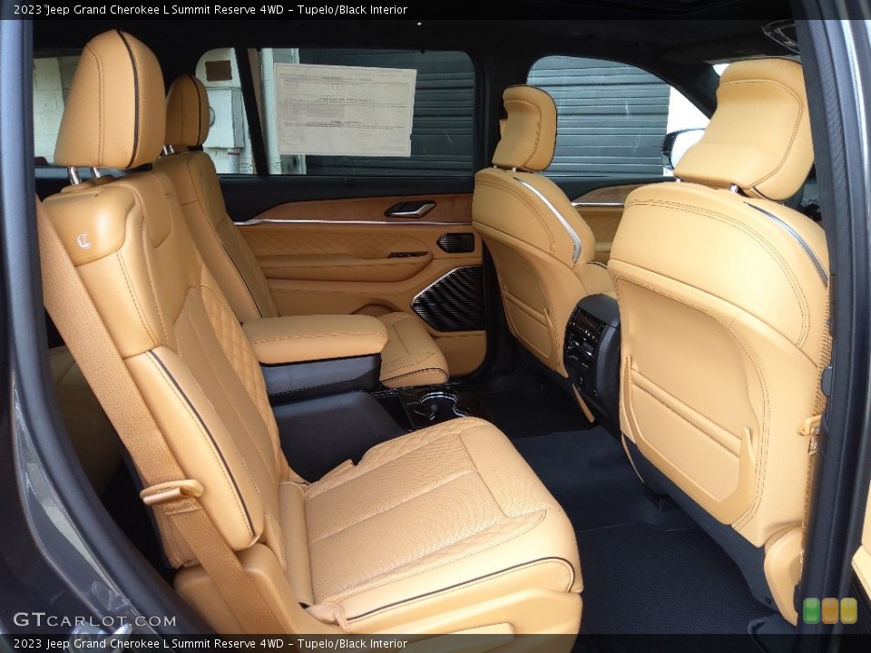 Tupelo/Black Interior Rear Seat for the 2023 Jeep Grand Cherokee L Summit Reserve 4WD #145406655