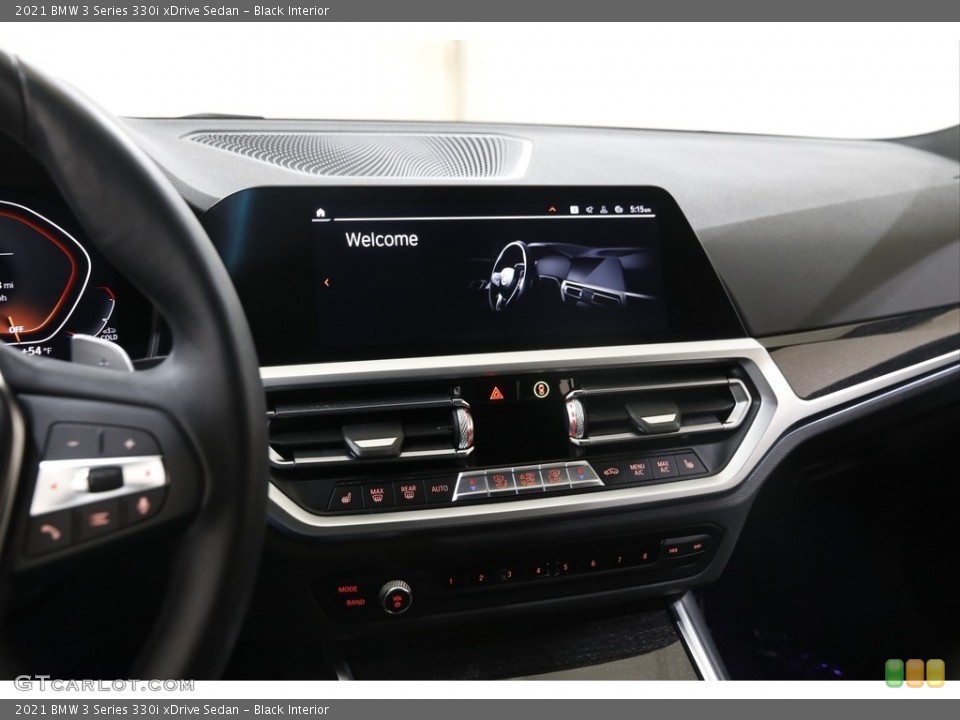 Black Interior Controls for the 2021 BMW 3 Series 330i xDrive Sedan #145408173
