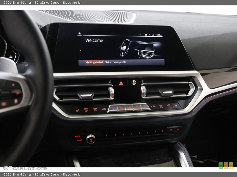 Black Interior Controls for the 2021 BMW 4 Series 430i xDrive Coupe #145408704