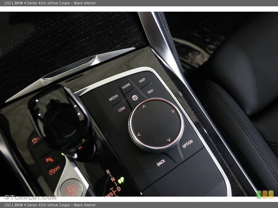 Black Interior Controls for the 2021 BMW 4 Series 430i xDrive Coupe #145408788