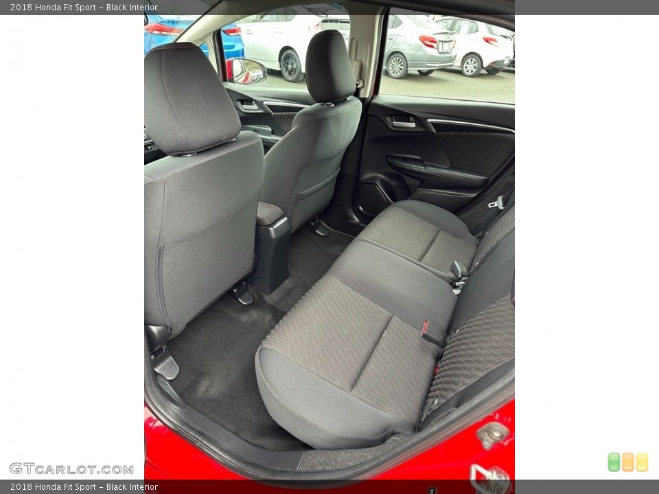 Black Interior Rear Seat for the 2018 Honda Fit Sport #145410403