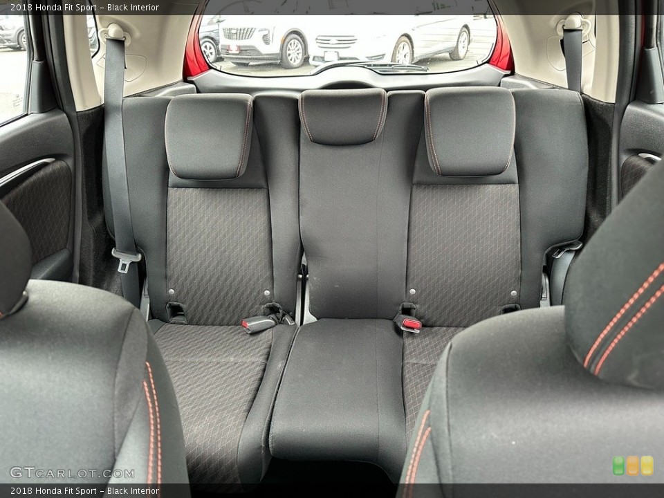 Black Interior Rear Seat for the 2018 Honda Fit Sport #145410428