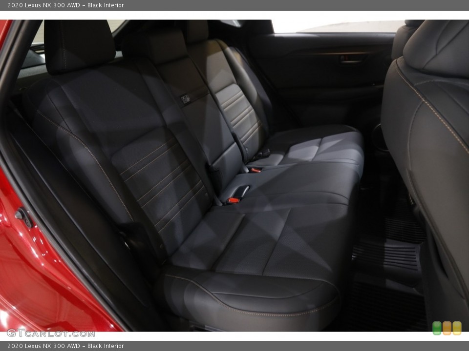 Black Interior Rear Seat for the 2020 Lexus NX 300 AWD #145410534