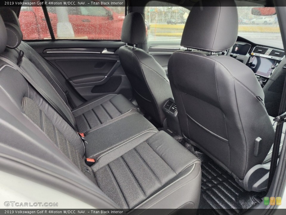 Titan Black Interior Rear Seat for the 2019 Volkswagen Golf R 4Motion W/DCC. NAV. #145410725