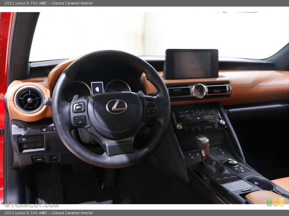 Glazed Caramel Interior Dashboard for the 2021 Lexus IS 300 AWD #145410804
