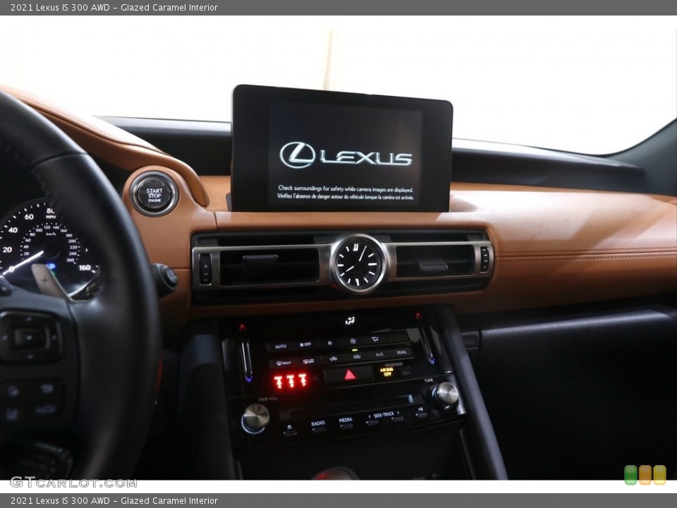 Glazed Caramel Interior Dashboard for the 2021 Lexus IS 300 AWD #145410875